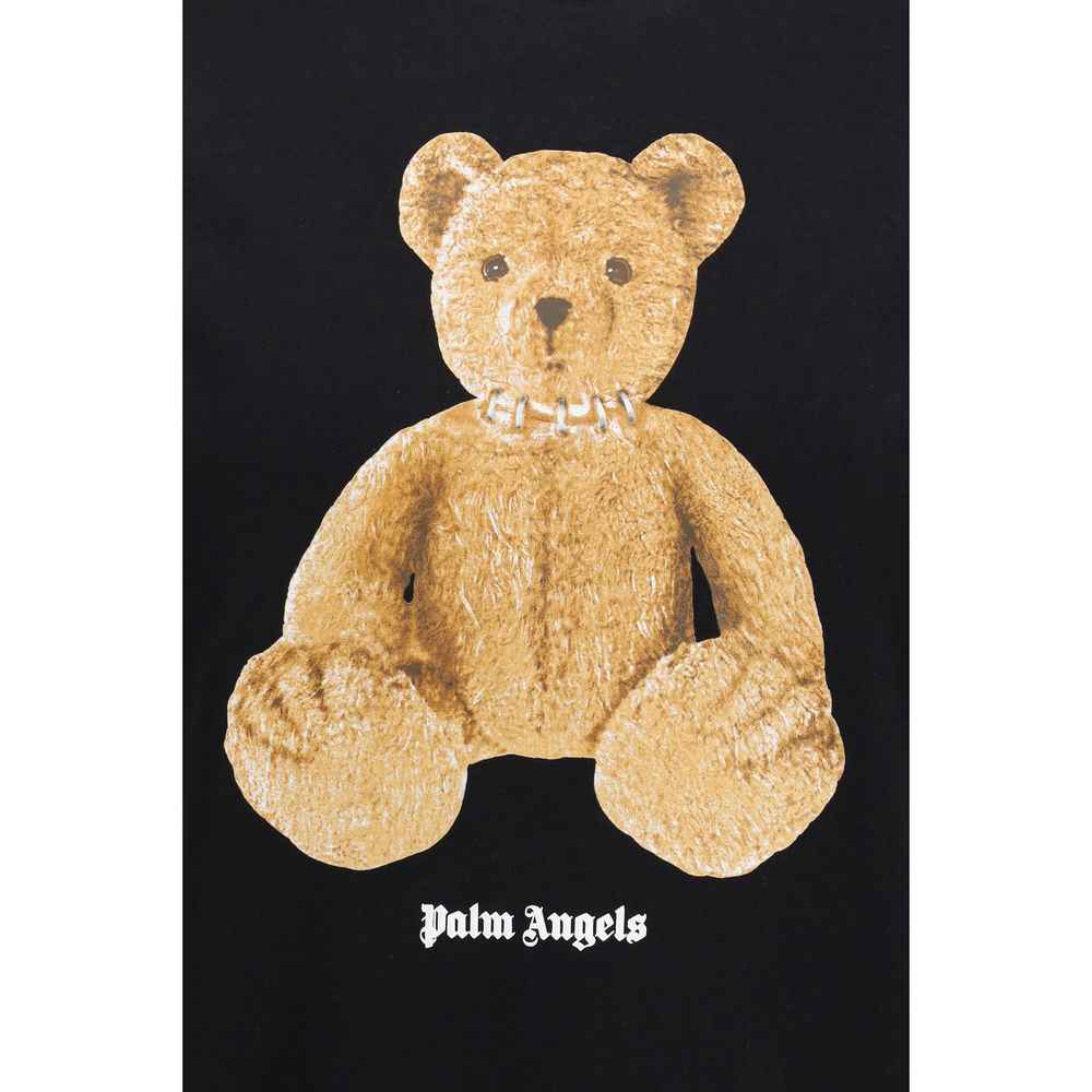 Palm Angels Black Cotton T-Shirt