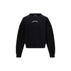 Palm Angels Black Cotton Sweatshirt