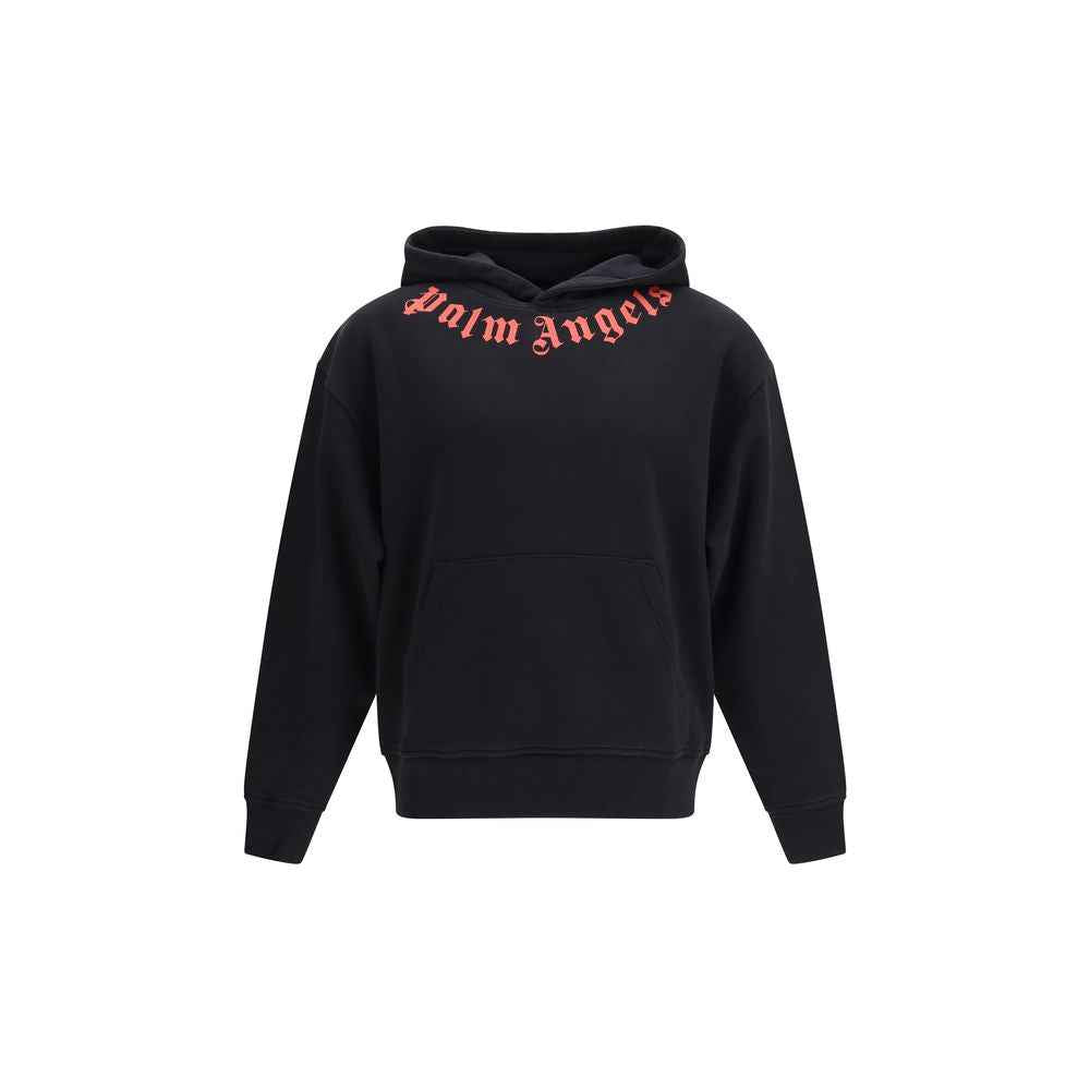 Palm Angels Black Cotton Sweatshirt