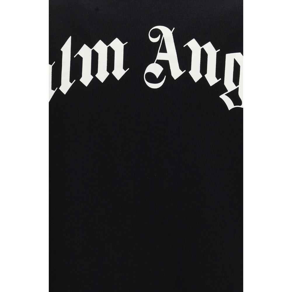 Palm Angels Black Cotton Sweatshirt
