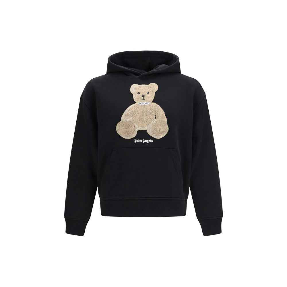Palm Angels Black Cotton Sweatshirt