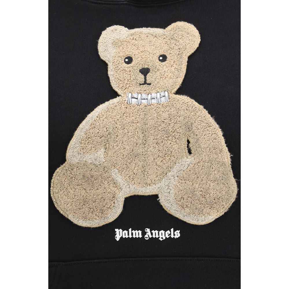 Palm Angels Black Cotton Sweatshirt