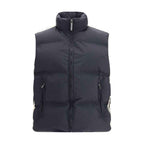 Palm Angels Black Polyamide Sleveless Jacket