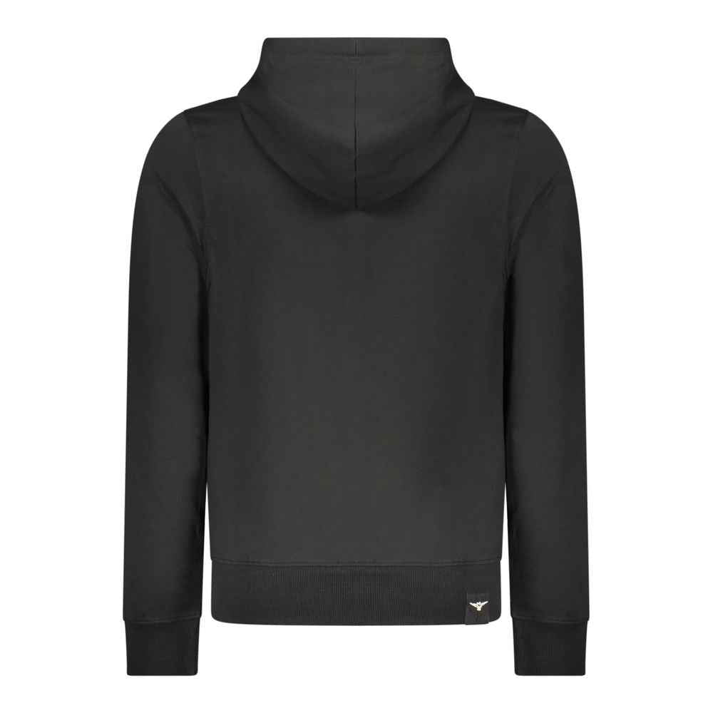 Accademia Militare Black Cotton Men's Hoodie