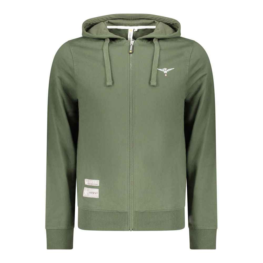 Accademia Militare Verde Cotton Men Hoodie