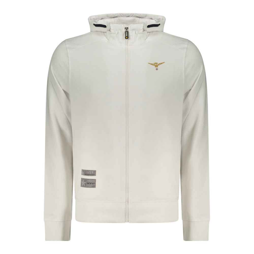 Accademia Militare White Cotton Men's Hoodie