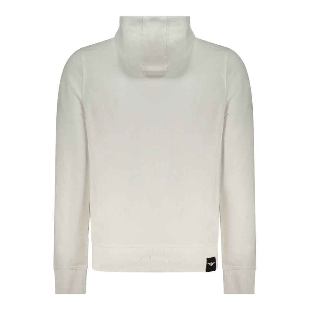 Accademia Militare White Cotton Men's Hoodie