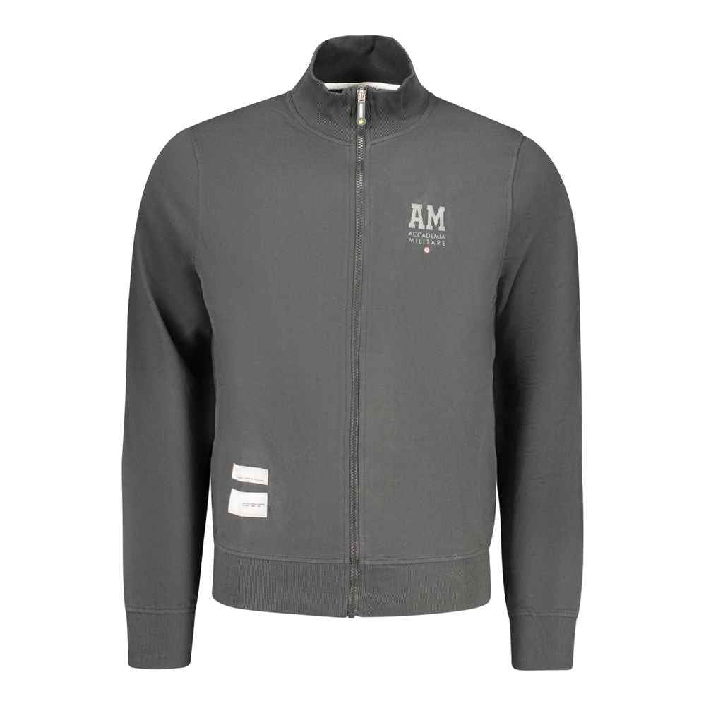Accademia Militare Black Cotton Sweatshirt