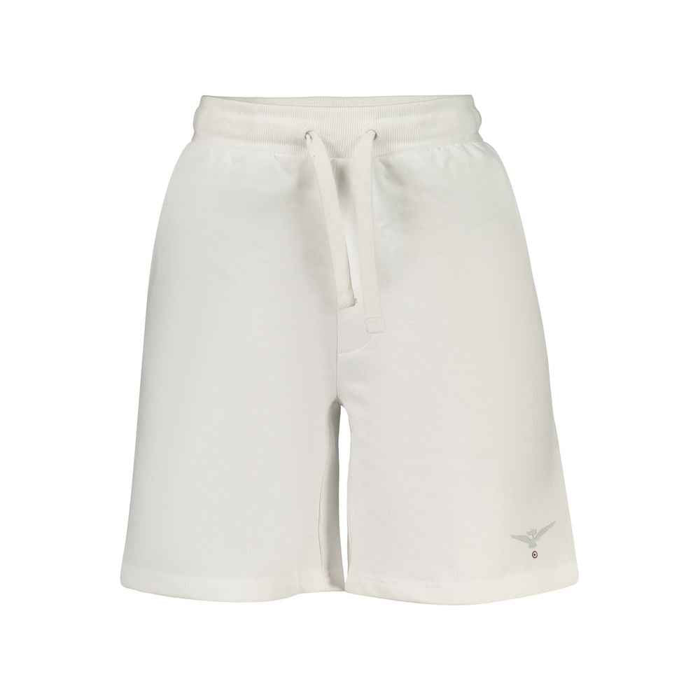 Accademia Militare White Cotton Shorts
