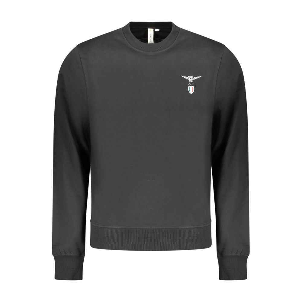 Accademia Militare Black Cotton Sweatshirt