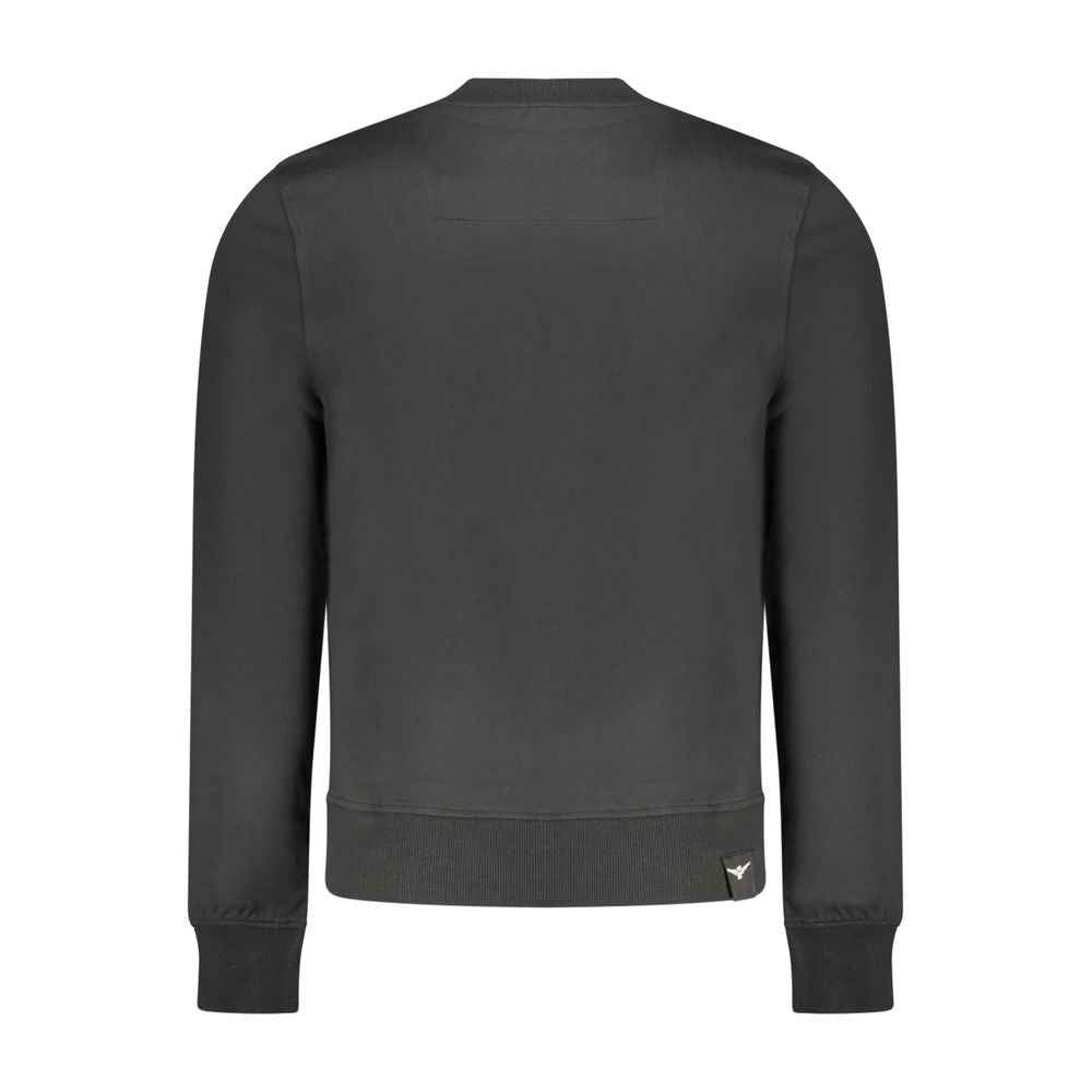 Accademia Militare Black Cotton Sweatshirt