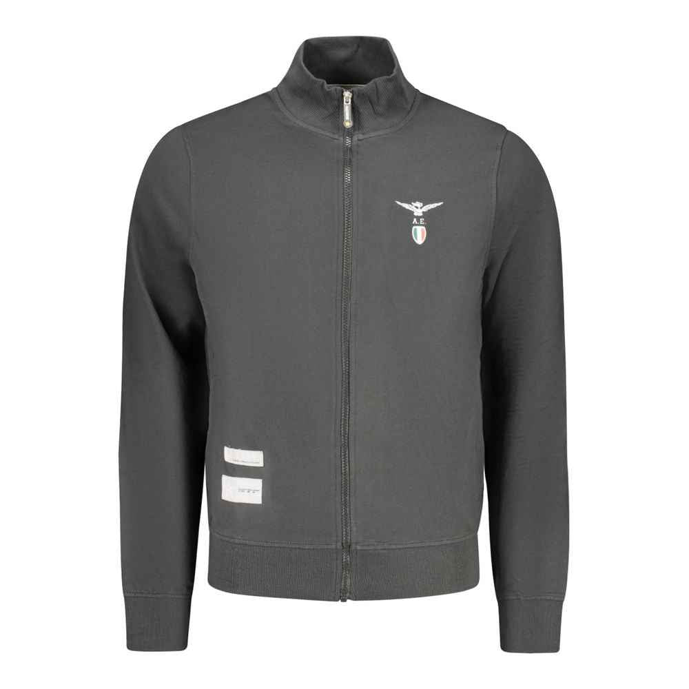 Accademia Militare Black Cotton Sweatshirt