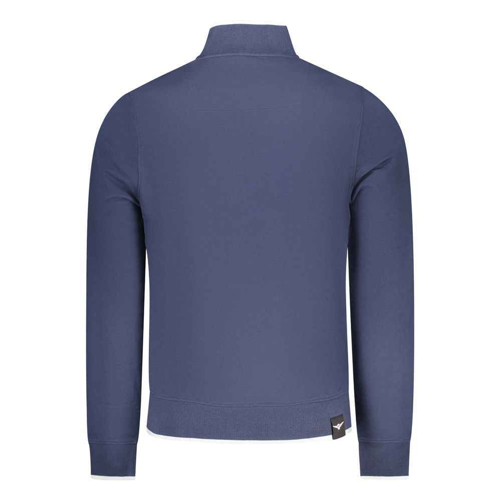 Accademia Militare Blue Cotton Men Sweatshirt