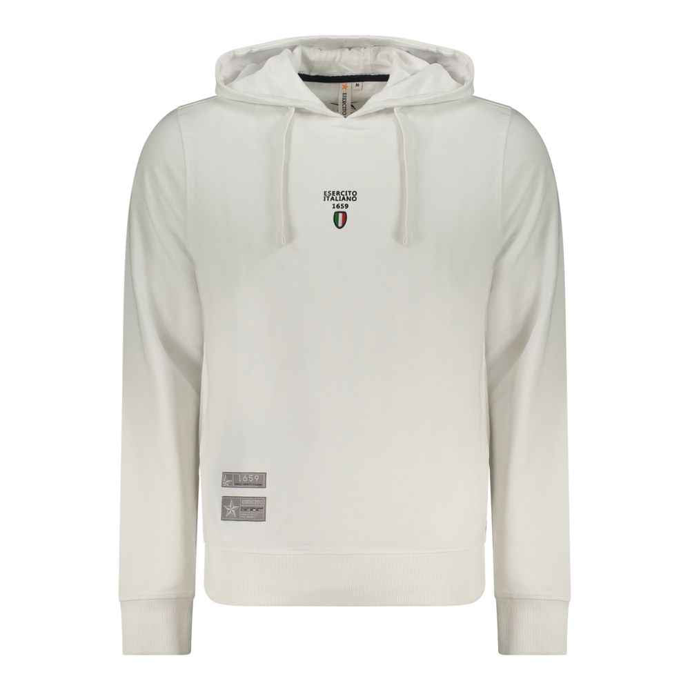 Accademia Militare White Cotton Men's Hoodie