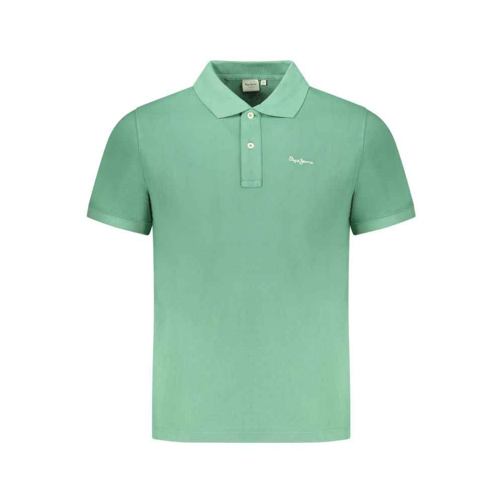 Pepe Jeans Verde Organic Cotton Mens Polo Shirt