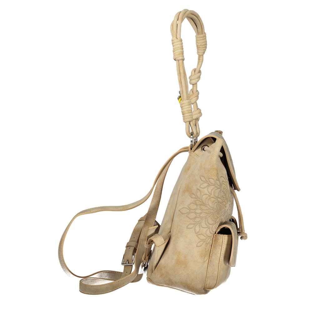 Desigual Beige Polyethylene Backpack