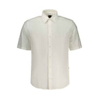 Hugo Boss Bianco Cotton Men Shirt