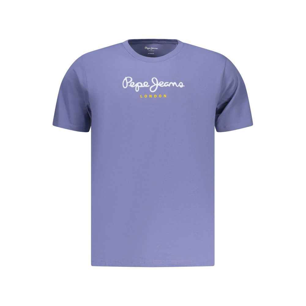Pepe Jeans Blu Cotton Men T-Shirt