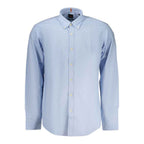 Hugo Boss Azzurro Cotton Men Shirt