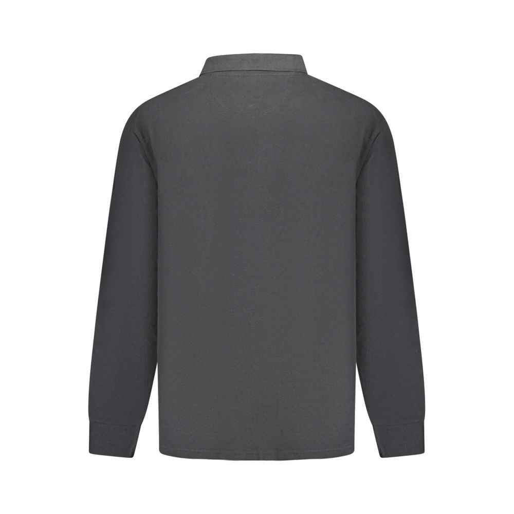 North Sails Black Cotton Men Polo Shirt