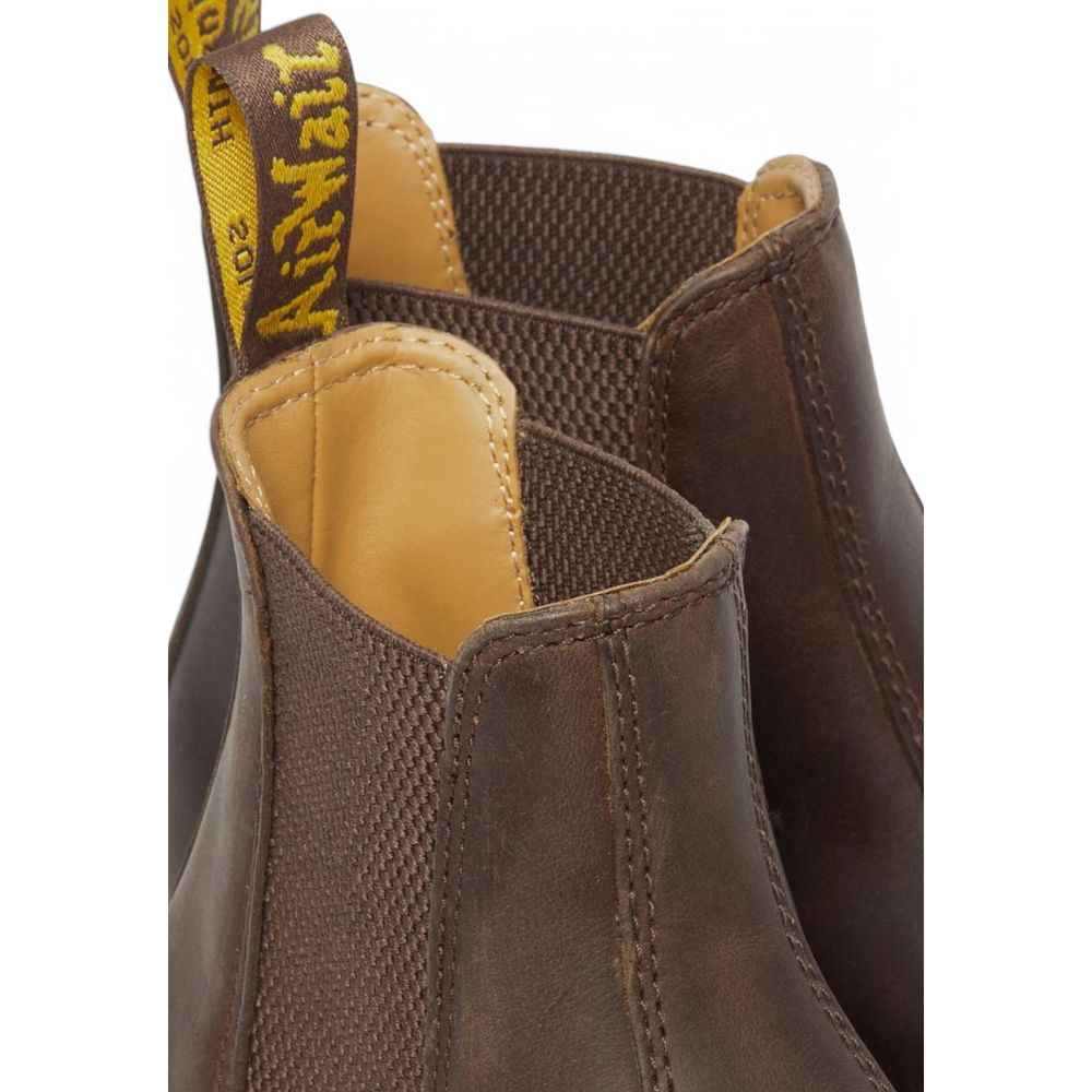 Dr. Martens Brown Leather Ankle Boots