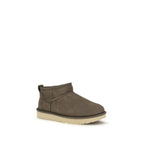 UGG Brown Leather Ankle Boots