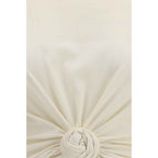 Magda Butrym Beige Cotton Sleeveles T-Shirt