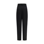 Max Mara Black Linen Pants