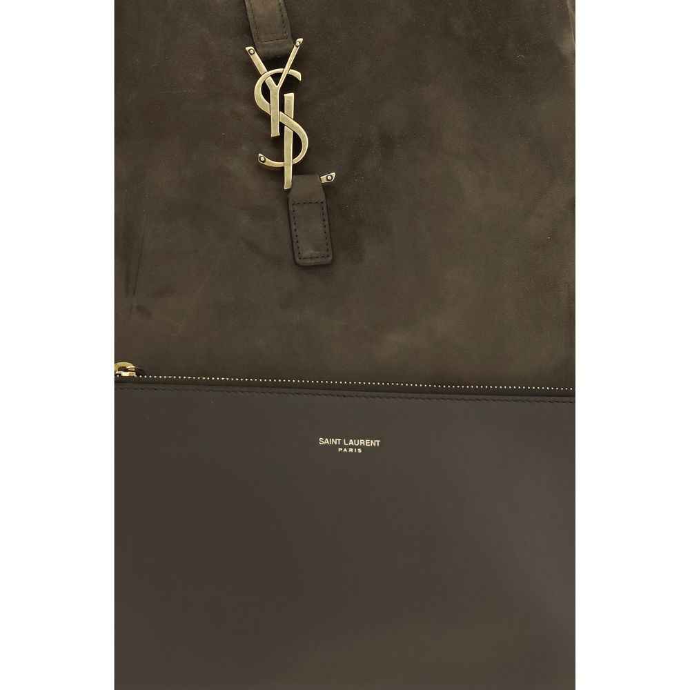 Saint Laurent Bicolor Calf Leather Bos Taurus Shoulder Bag