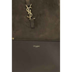 Saint Laurent Bicolor Calf Leather Bos Taurus Shoulder Bag