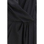 SA SU PHI Black Silk Long Dress