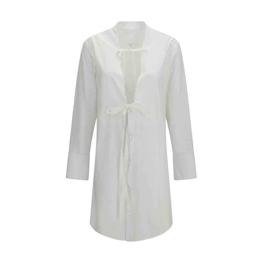 Maison Margiela White Cotton Casual Dress