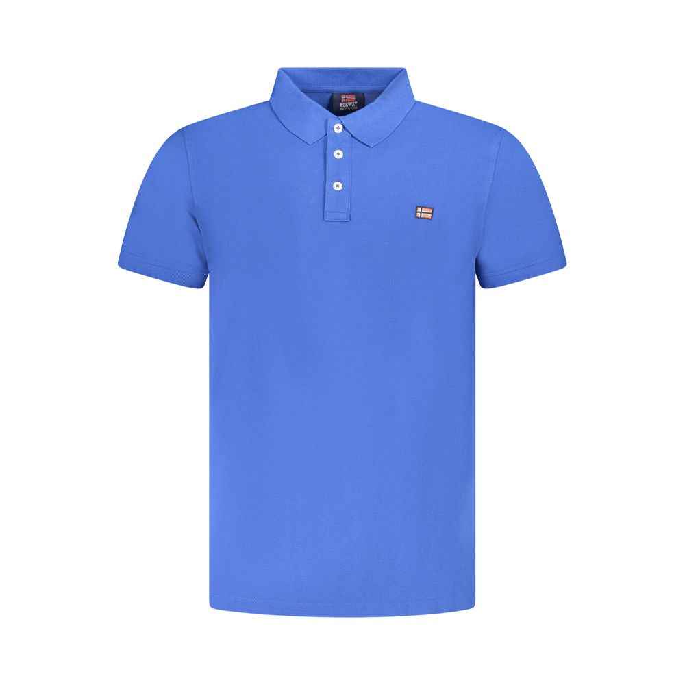 Norway 1963 Blue Cotton Men's Polo