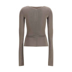 Rick Owens Gray Viscose Shirt