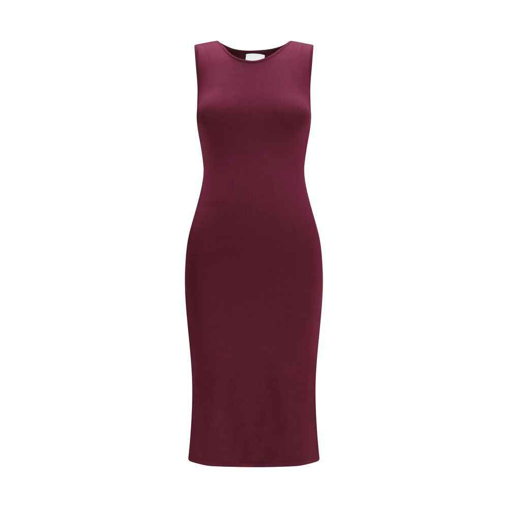 SA SU PHI Purple Silk Long Dress