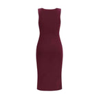 SA SU PHI Purple Silk Long Dress
