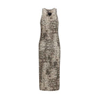 PINKO Beige Cotton Casual Dress