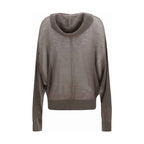 Rick Owens Gray Cashmere Hoodie