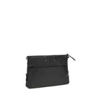 Maison Margiela Black Calf Leather Bos Taurus Clutch Bag