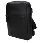 Piquadro Black Leather Crossbody Bag