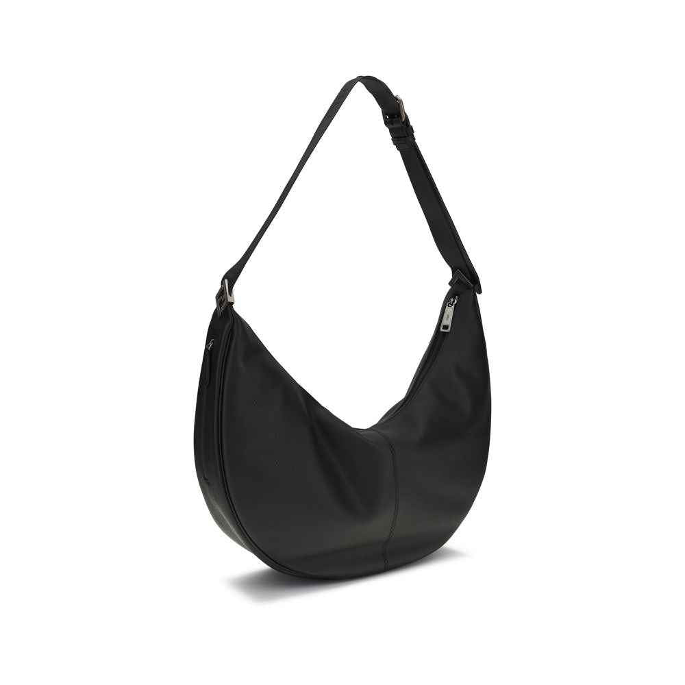 Fendi Black Calf Leather Bos Taurus Shoulder Bag
