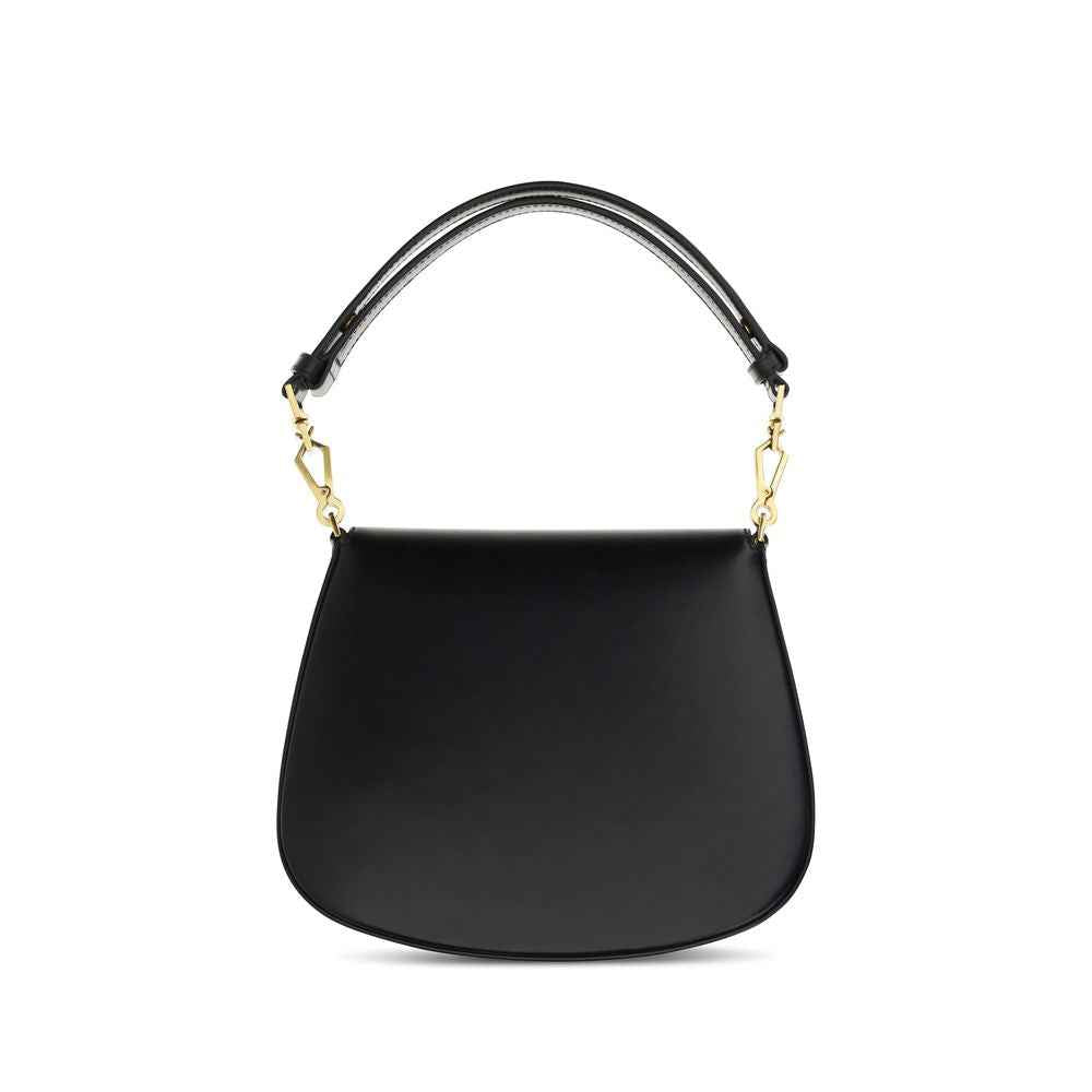 Saint Laurent Black Calf Leather Bos Taurus Handbag