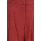 Max Mara Multicolor Linen Bermuda Shorts