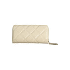 Mario Valentino Beige Polyurethane Women's Wallet