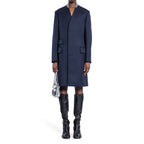 Maison Margiela Blue Wool Coat