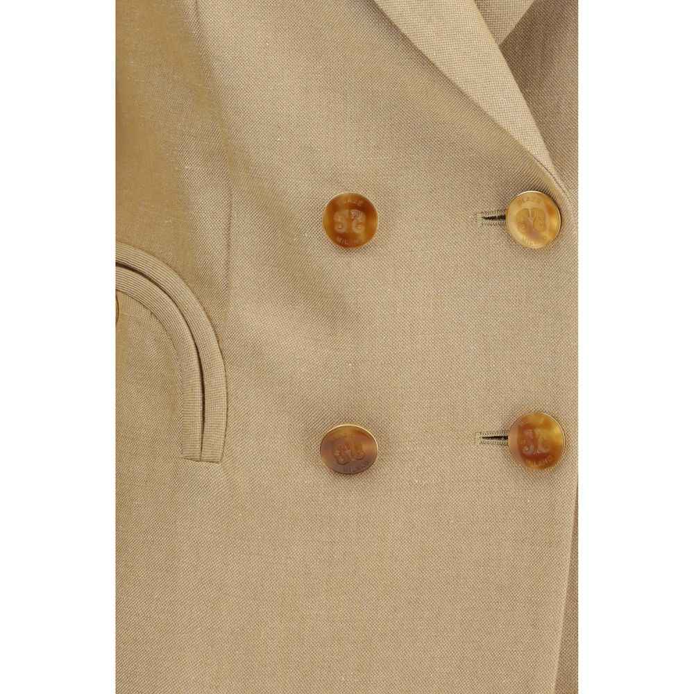 Blazé Milano Beige Linen Blazer