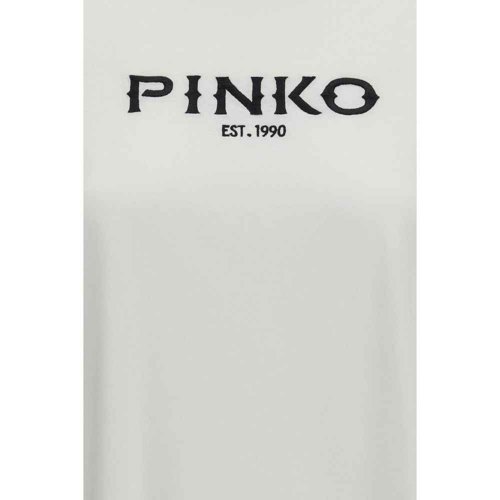 PINKO White Cotton T-Shirt
