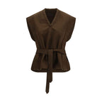Lemaire Brown Cotton Blouse