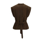 Lemaire Brown Cotton Blouse