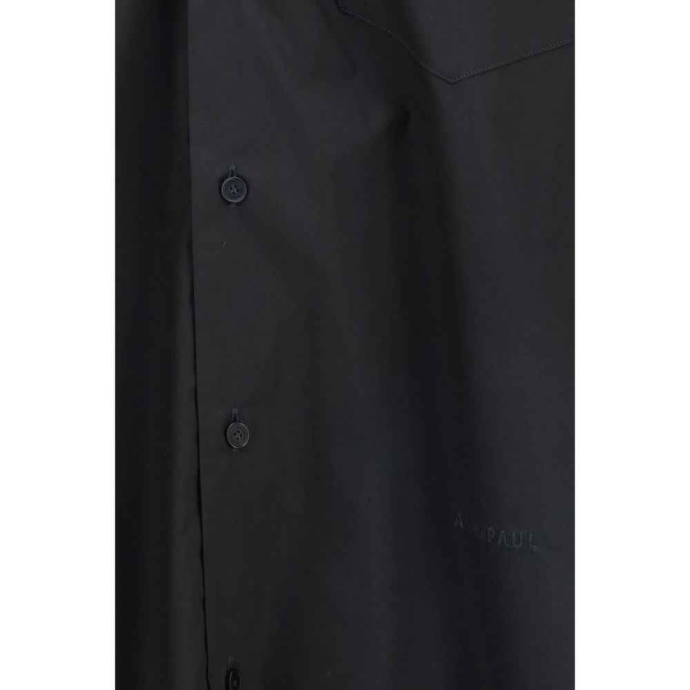 ALAINPAUL Black Cotton Shirt